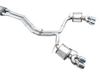 AWE Tuning 19-23 Audi C8 S6/S7 2.9T V6 AWD Touring Edition Exhaust - Chrome Silver Tips (view 19)