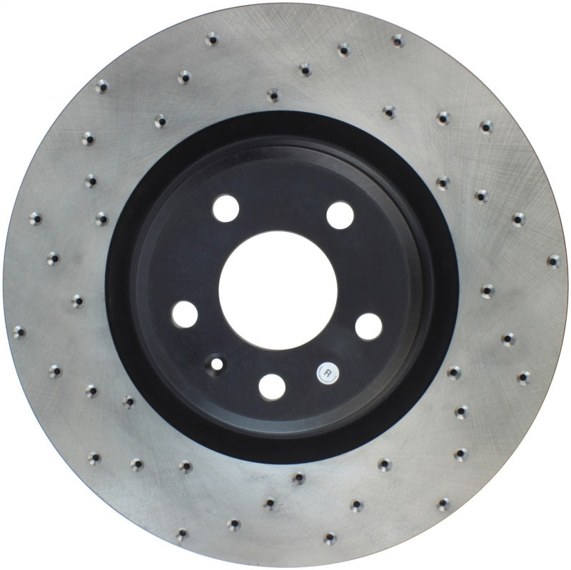 StopTech 12 Audi A6 Quattro/11-12 A7 Quattro/13 Q5/7-11/13 S4/12 S5 Front Right Drilled Rotor (view 7)
