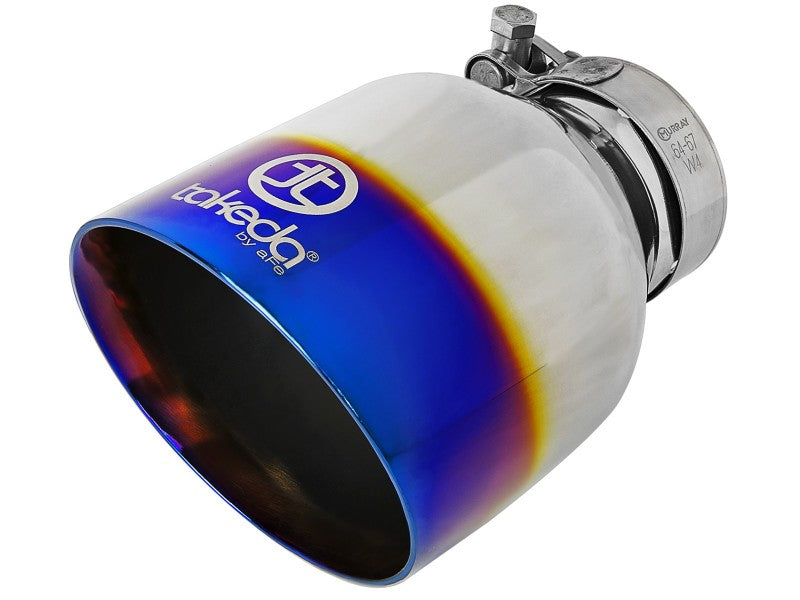aFe Takeda Exhaust Axle-Back 13-15 Scion FRS / Subaru BRZ 304SS Blue Flame Dual Tips Exhaust (view 10)
