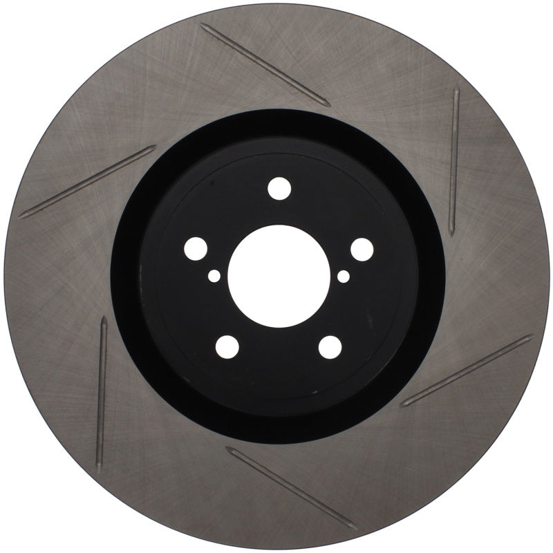 StopTech Power Slot 04 STi Front Left SportStop Slotted Rotor Main image