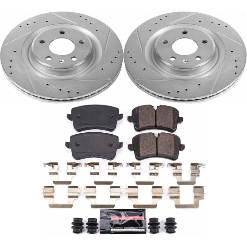 Power Stop 2012 Audi A7 Quattro Rear Z23 Evolution Sport Brake Kit Main image
