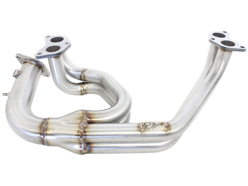 aFe Power Twisted Steel Long Tube Header 02-19 Subaru Impreza WRX/STI/Legacy (Unequal Length) (view 2)
