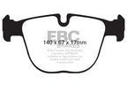 EBC 10+ BMW X5M 4.4 Twin Turbo Yellowstuff Rear Brake Pads (view 4)