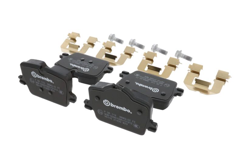 Brembo OE 2022 BMW i4/19-22 Z4/20-22 Toyota GR Supra PRIME Low-Met Brake Pad - Rear (view 25)