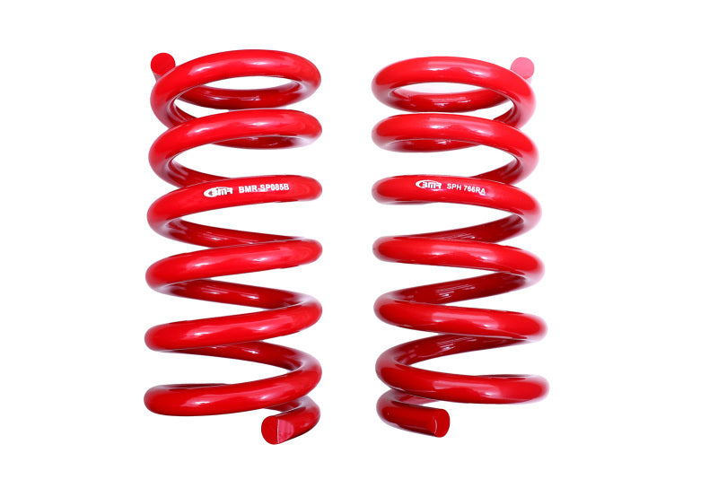 BMR 18-20 S550 Mustang GT MagneRide/15-20 GT350 Lowering Spring Set of Rear only - Red Main image