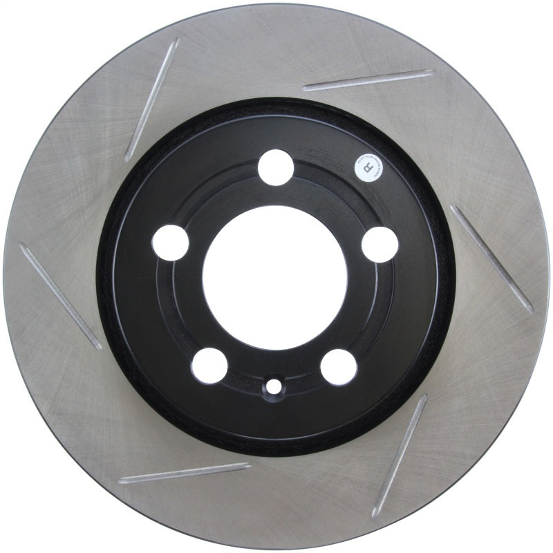 StopTech Power Slot 04-06 Audi TT Quattro / 04 VW Golf R32 Left Rear Slotted Rotor (view 3)