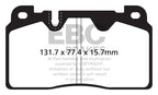 EBC 12+ Audi Q5 2.0 Turbo (Brembo) Redstuff Front Brake Pads (view 4)