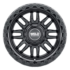 Weld Off-Road Swift 17x9in - 6x135 / 6x139.7 BP - ET-12 - 106.1mm CB - Gloss Black Wheel & Ring