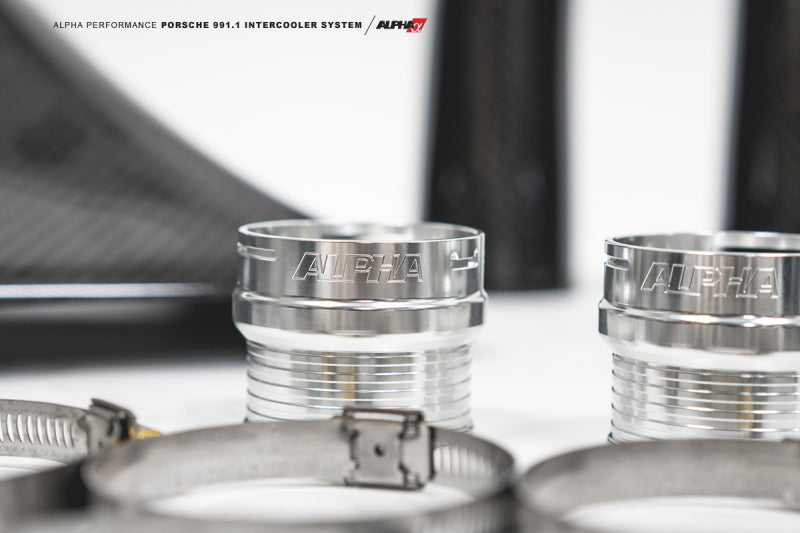 AMS Performance Porsche 997.1TT Alpha Intercooler System (For Stock Framed Turbos) (view 10)