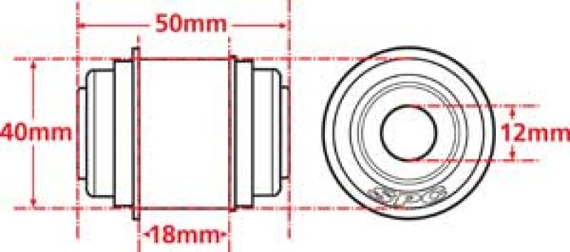 SPC Performance xAxis Sealed Flex Joint for Mustang Cobra (view 2)