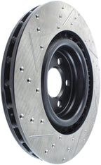 StopTech SportStop 06-09 Chrysler SRT-8 Front Left Drilled & Slotted Rotor (view 6)