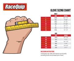 RaceQuip Black 2-Layer SFI-5 Glove - Medium
