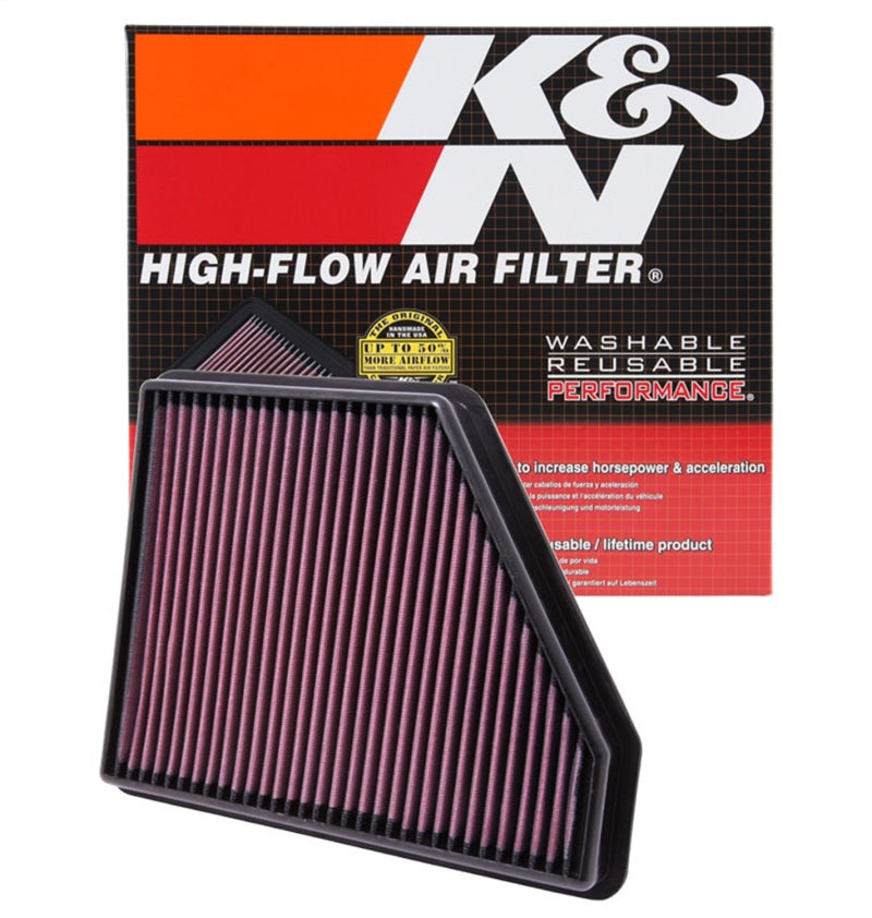 K&N 10 Chevy Camaro 3.6/6.2L Drop In Air Filter (view 16)