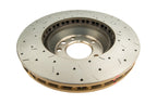 DBA 3/06-08 Audi Q7 Front Drilled & Slotted 4000 Series Rotor (view 2)
