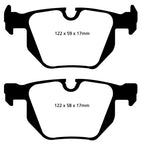 EBC 07-10 BMW X5 3.0 Ultimax2 Rear Brake Pads (view 3)