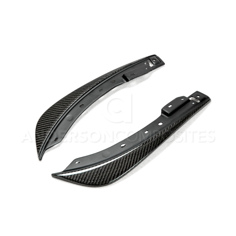 Anderson Composites 09-14 Dodge Challenger Front Bumper Canards (view 2)
