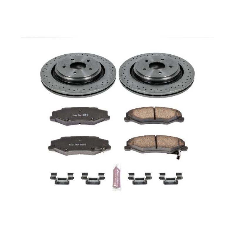 Power Stop 06-09 Cadillac XLR Rear Autospecialty Brake Kit Main image