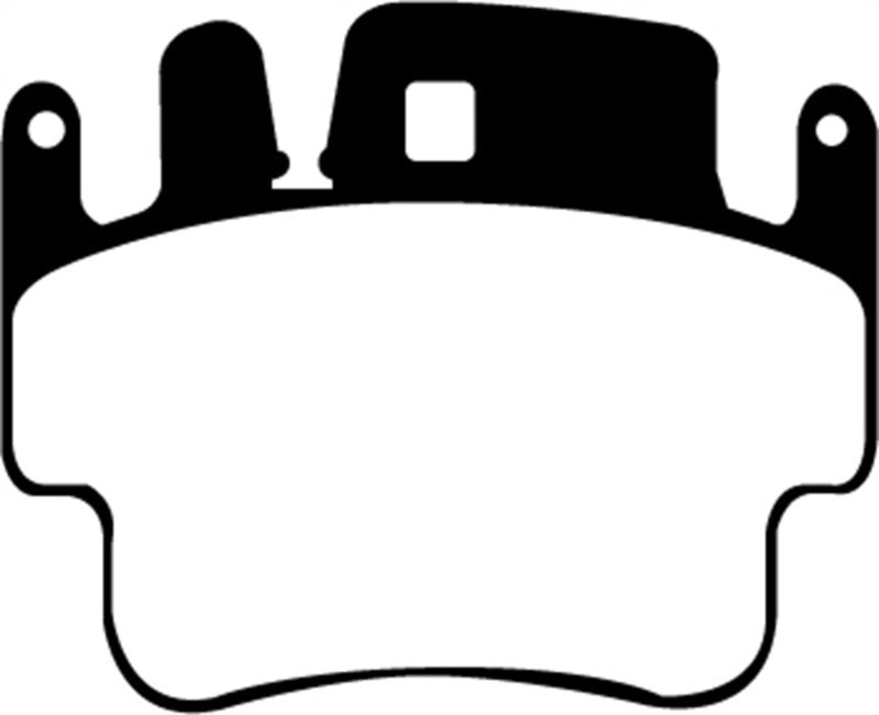 EBC 98-05 Porsche 911 996 3.4 Carrera 2 (Iron Rotor) Redstuff Frt Brake Pad (Check EBC Fit Guide) (view 5)