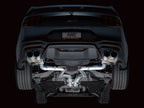 AWE 2024 Ford Mustang GT Fastback S650 RWD SwitchPath Cat-Back Exhaust w/ Quad Chrome Silver Tips (view 11)