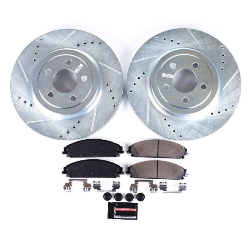Power Stop 05-19 Chrysler 300 Front Z23 Evolution Sport Brake Kit Main image
