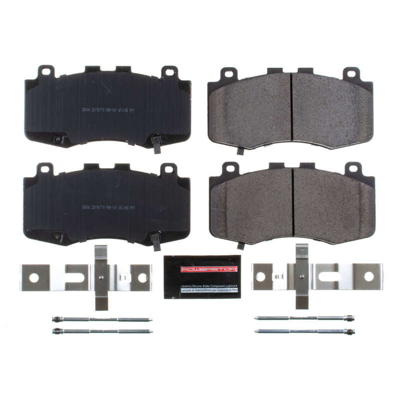 Power Stop 18-19 Jeep Grand Cherokee Front Z23 Evolution Sport Brake Pads w/Hardware (view 2)