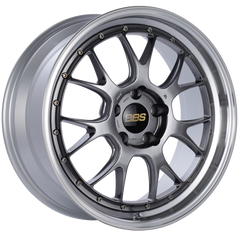 BBS LM-R 19x8.5 5x120 ET32 Diamond Black Center Diamond Cut Lip Wheel -82mm PFS/Clip Required