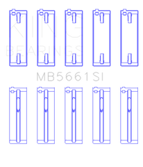 King Engine Bearings Volkswagen AMB/BYK/BBX Silicon Bi-Metal Aluminum Main Bearing Set - Size STD