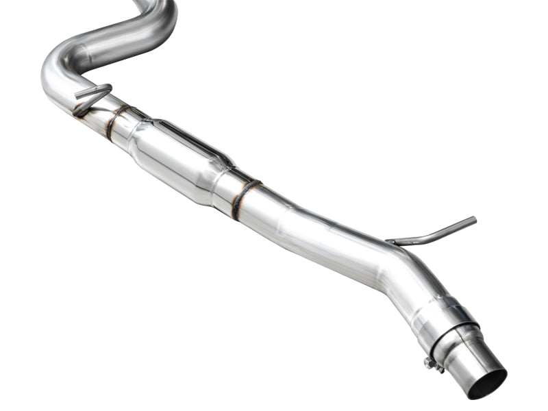 AWE Tuning MK8 Volkswagen Golf R 3in Touring Edition Quad Exhaust - Chrome Silver Tips (view 16)