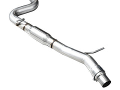 AWE Tuning MK8 Volkswagen Golf R 3in Touring Edition Quad Exhaust - Chrome Silver Tips