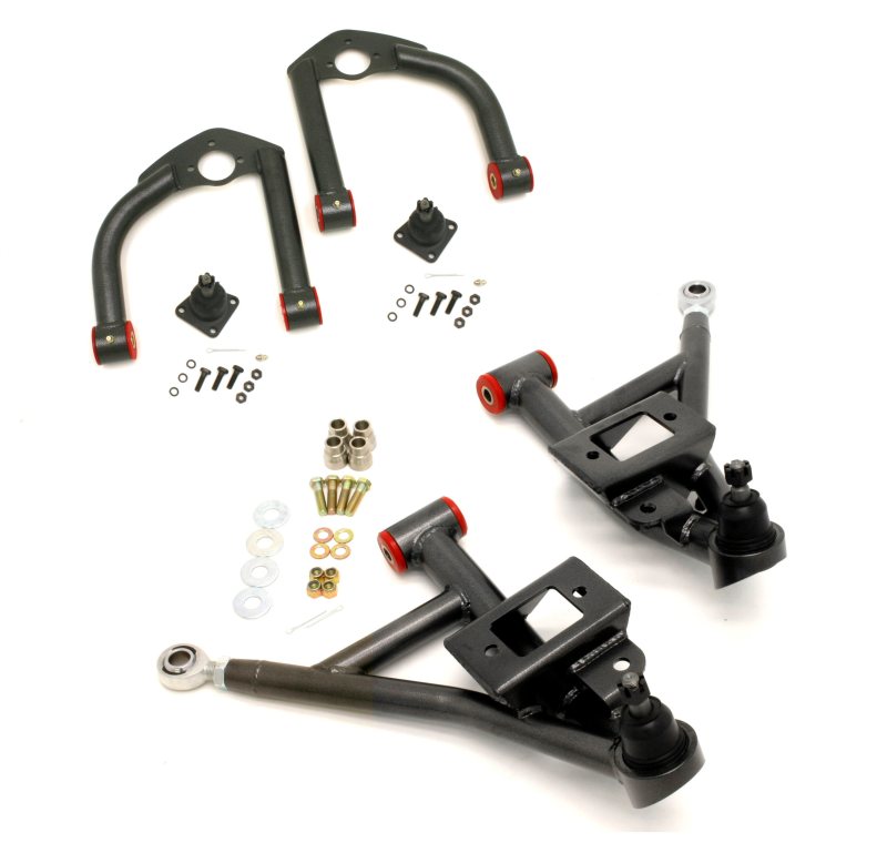 BMR 93-02 F-Body Upper And Lower A-Arm Kit - Black Hammertone Main image