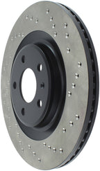 StopTech 12 Audi S4 Rear Left Drilled Rotor (view 7)