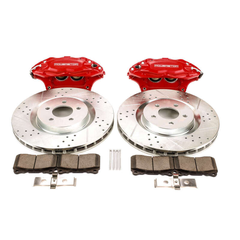 Power Stop 05-14 Ford Mustang Front Big Brake Conversion Kit (view 2)