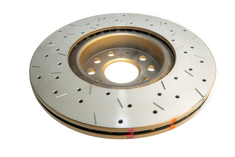 DBA 06-08 Audi A3 / 10/06+ TT / 10/04-10 VW Golf Front Drilled & Slotted 4000 Series Rotor (view 2)