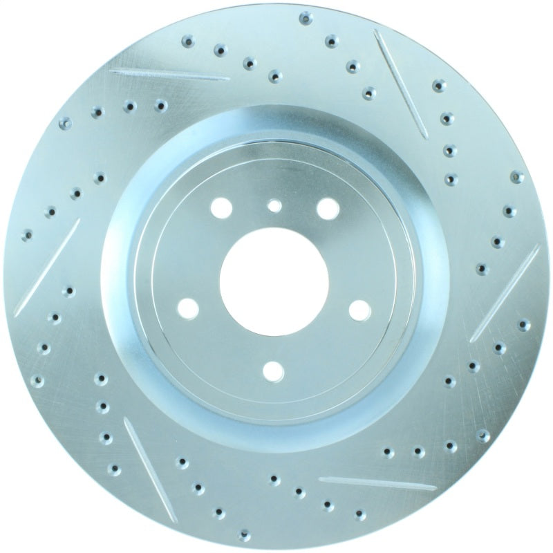 StopTech Select Sport Nissan Slotted and Drilled Front Left Rotor Main image