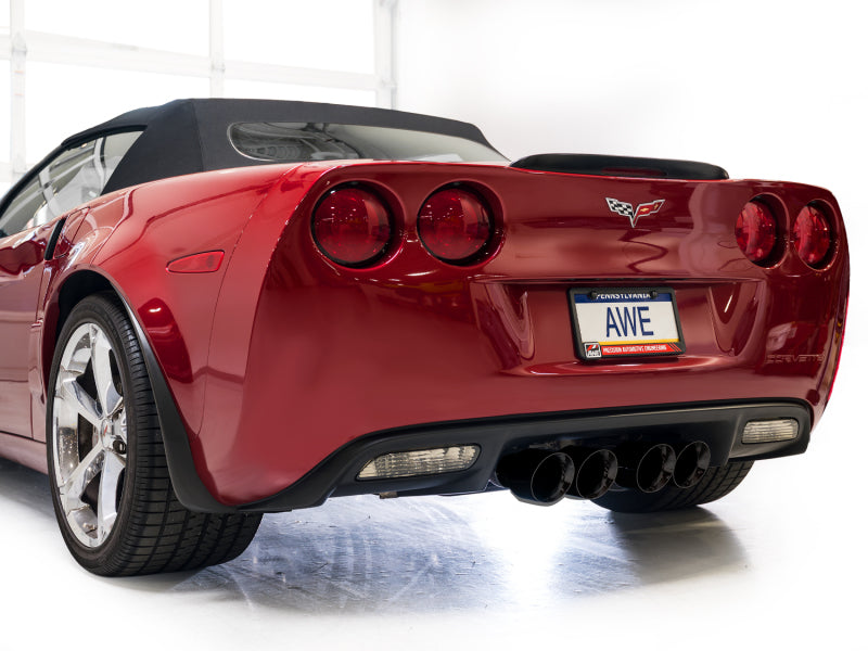 AWE Tuning 09-13 Chevrolet Corvette 6.2L Touring Edition Axle-Back Exhaust w/ Diamond Black Tips (view 11)