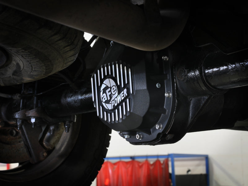 aFe 90-14 Ford F-150 Rear Differential Cover - Black w/ Machined Fins (view 4)
