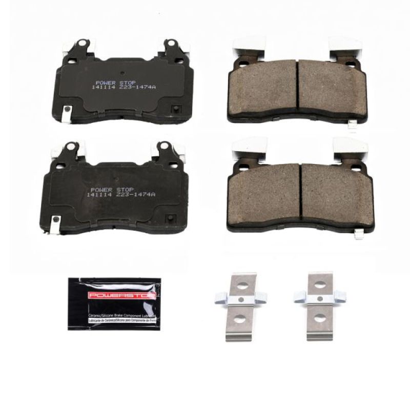 Power Stop 15-19 Cadillac CTS Front Z23 Evolution Sport Brake Pads w/Hardware (view 2)