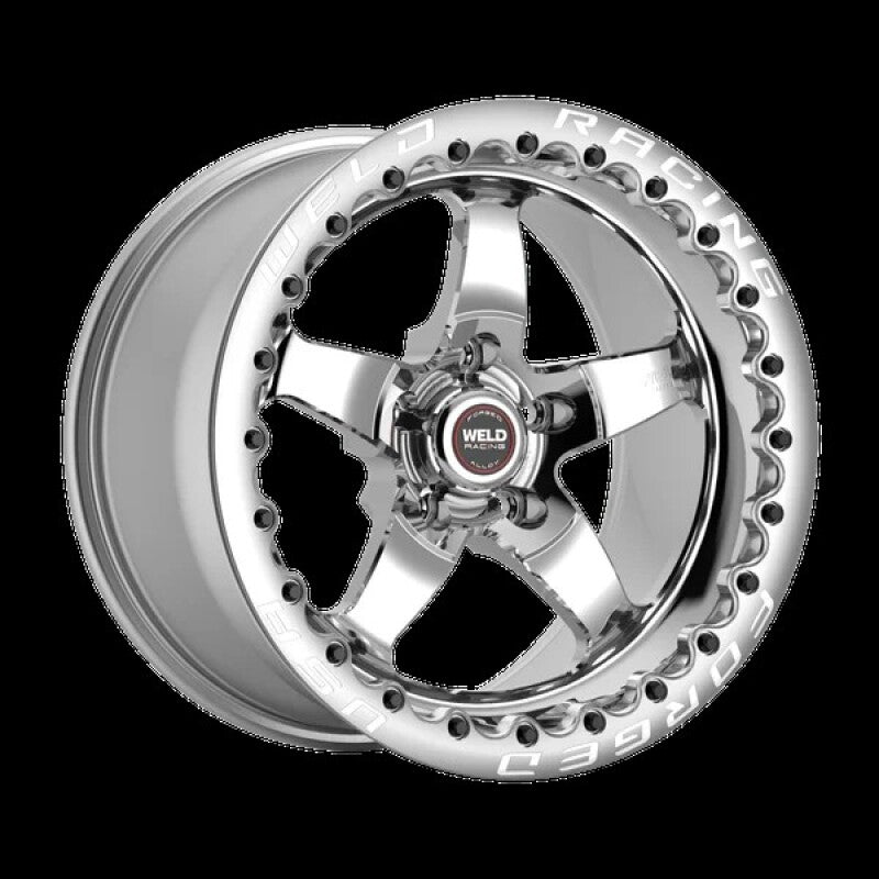 Weld S71 15x10 / 5x4.75 BP / 7.5in. BS Polished Wheel - Polished Single Beadlock MT Main image