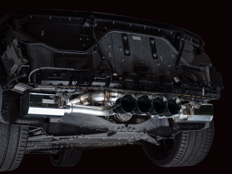AWE Tuning 2023 C8 Corvette Z06 SwitchPath Cat-Back Exhaust - Diamond Black Tips (view 14)