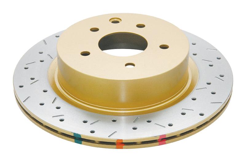DBA 06-07 350Z / 05-07 G35 / 06-07 G35X Rear Drilled & Slotted 4000 Series Rotor Main image