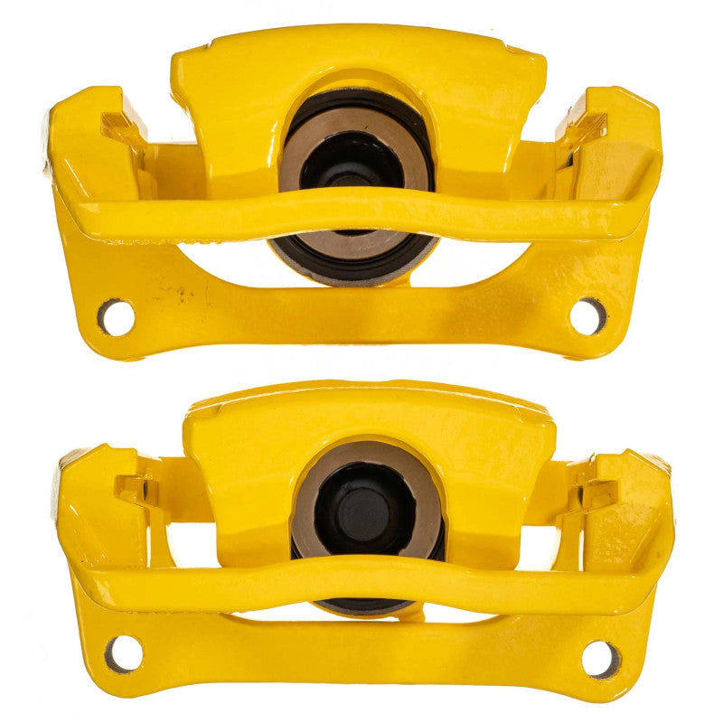Power Stop 12-18 Ford F-150 Rear Yellow Caliper w/Bracket (Pair) Main image