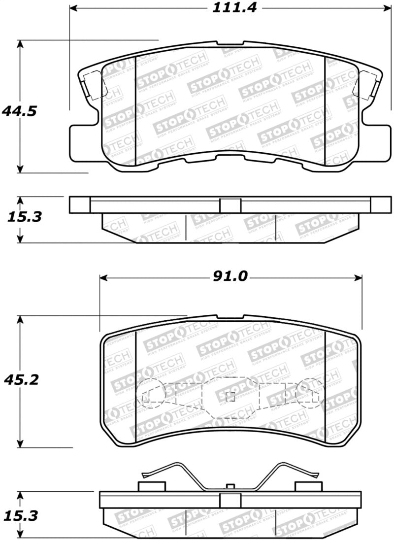StopTech Street Brake Pads Main image