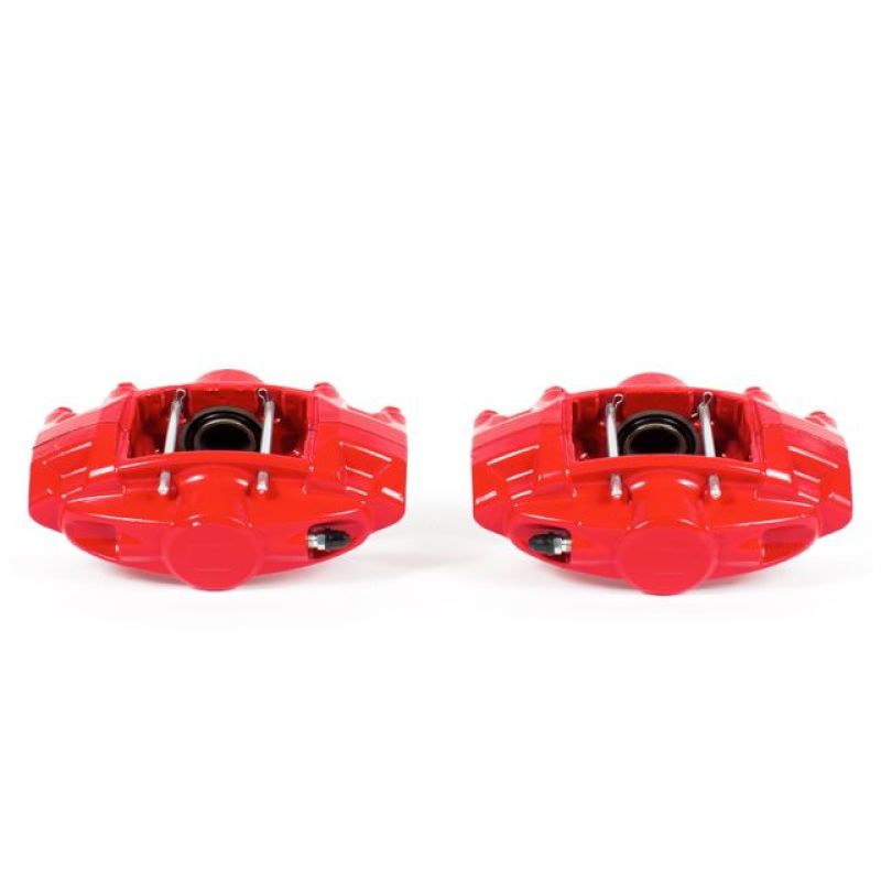 Power Stop 09-19 Nissan 370Z Rear Red Calipers w/o Brackets - Pair Main image