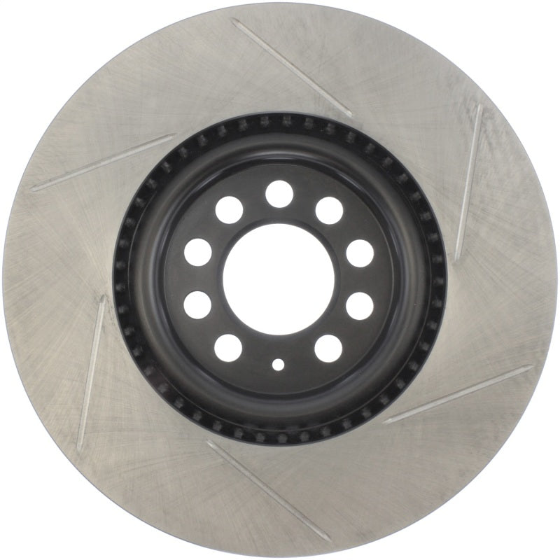 StopTech Power Slot 3/99-06 Audi TT/00-06 TT Quattro / 03-05 VW Golf GTi Right Front Slotted Rotor (view 3)