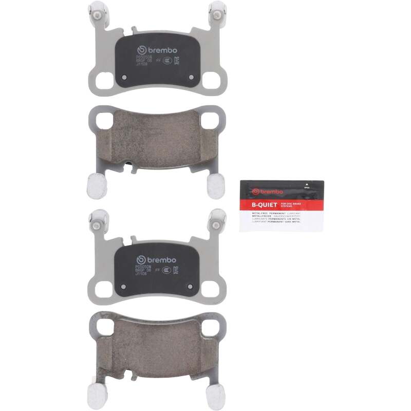 Brembo OE 19-23 Porsche Cayenne PRIME Ceramic Brake Pad - Rear (view 2)
