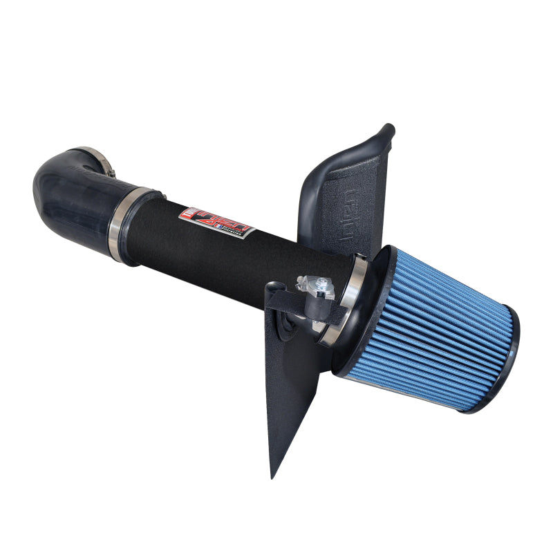 Injen 11-19 Dodge Challenger Hemi 5.7L V8 Wrinkle Black Power-Flow Air Intake System w/Heat Shield (view 2)