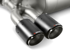 Akrapovic 14-17 BMW M3/M4 (F80/F82) Tail Pipe Set (Carbon) (view 3)