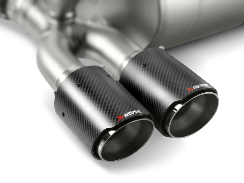 Akrapovic 14-17 BMW M3/M4 (F80/F82) Tail Pipe Set (Carbon) (view 3)