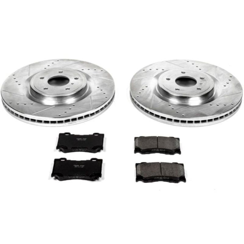 Power Stop 09-13 Infiniti FX50 Front Z23 Evolution Sport Brake Kit Main image