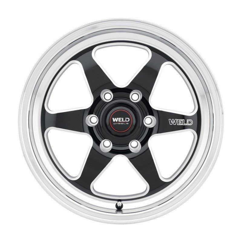 Weld S156 17x10 Ventura 6 Drag 6x139.7 ET25 BS6.50 Gloss BLK MIL DIA 106.1 (view 3)